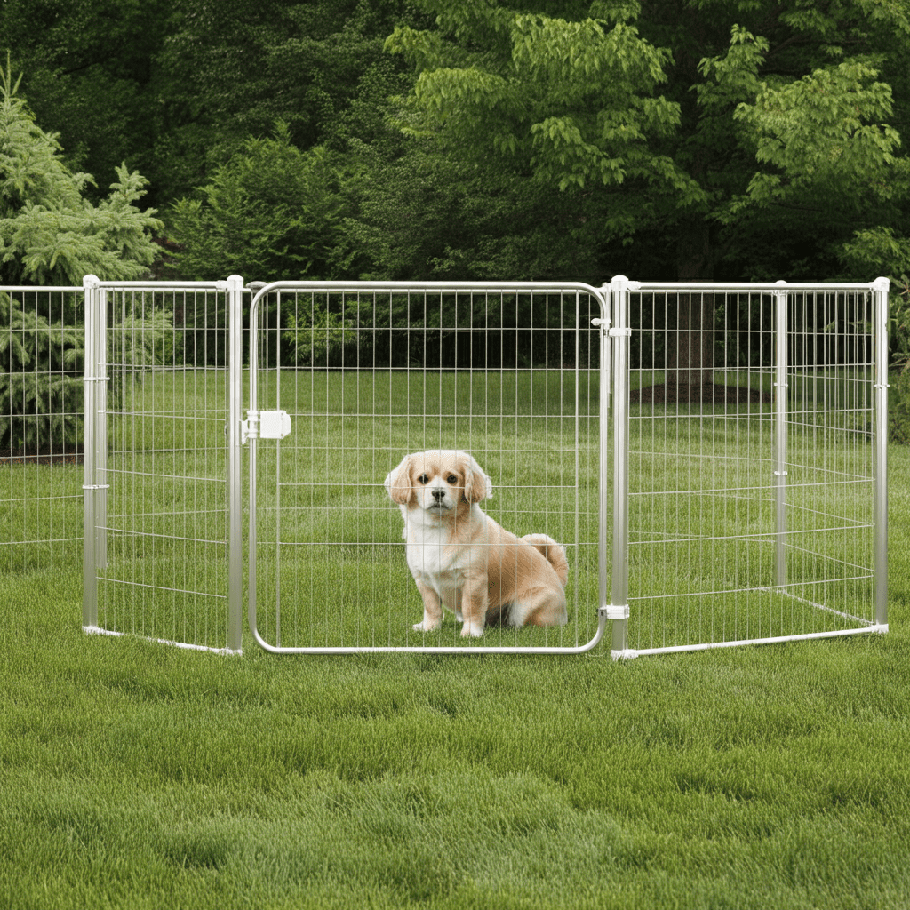 Belleville Dog Run Fence